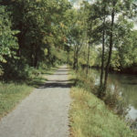 Along Erie Canal bike path