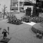 Zombie corpse cart general between three of his undead hordes
